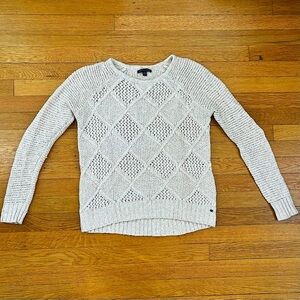 American Eagle Long Sleeve Crewneck Loose Knit Sweater